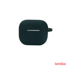 CELLECT Airpods 3 szilikon tok, Fekete-Sötét zöld, 2.5 mm fülhallgató, fejhallgató tok