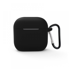 CELLECT Airpods 4 szilikon tok, Fekete, 2.5 mm fülhallgató, fejhallgató tok