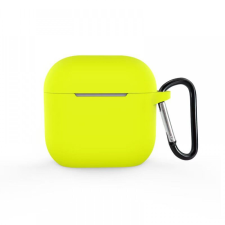 CELLECT Airpods 4 szilikon tok, Neonsárga, 2.5 mm fülhallgató, fejhallgató tok
