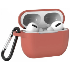 CELLECT Airpods Pro szilikon tok 2.5 mm korall fülhallgató, fejhallgató tok