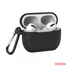 CELLECT Airpods Pro szilikon tok, Fekete, 2.5mm fülhallgató, fejhallgató tok