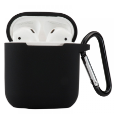 CELLECT Apple Airpods 1/2 Szilikon tok - Fekete audió kellék