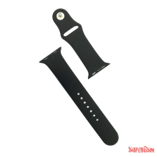 CELLECT Apple watch szilikon óraszíj, 42 mm, Fekete okosóra kellék