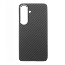 CELLECT Aramid karbon hátlaptok Samsung Galaxy S25 fekete tok és táska