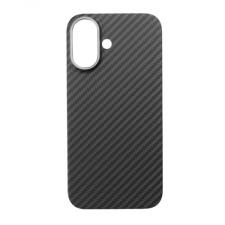 CELLECT Aramid karbon tok, iPhone 16, Fekete (CEL-CARB-IPH16-BK) tok és táska