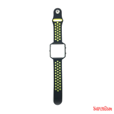 CELLECT Fitbit Blaze szilikon óraszíj (fekete-zöld) okosóra kellék