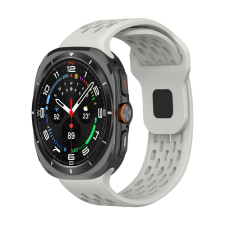 CELLECT Galaxy Watch 7 Ultra lyukacsos mágneses szil. óraszíj,24mm,Vszür okosóra kellék