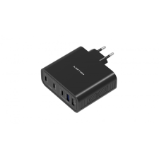 CELLECT HS-H35A-120W 3x USB-C / 2x USB-A Hálózati töltő - Fekete (120W) mobiltelefon kellék