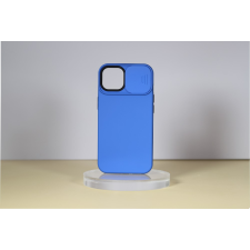 CELLECT iPhone14 Plus TPU+PC csúsz. kameravédős tok,S.kék tok és táska