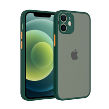 CELLECT iPhone 12 Mini műanyag tok, zöld, narancs tok és táska