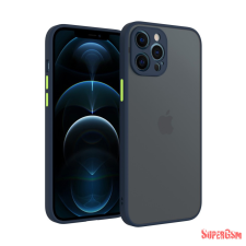 CELLECT iPhone 12 Pro Max műanyag tok, kék, zöld tok és táska