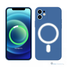 CELLECT iPhone 13 Mini mágneses szilikon tok, Kék tok és táska