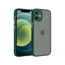 CELLECT iPhone 13 Pro Max műanyag tok, zöld-narancs (Cel-Matt-Iph1367-Go) tok és táska
