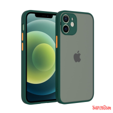 CELLECT iPhone 13 Pro műanyag tok, zöld, narancs tok és táska