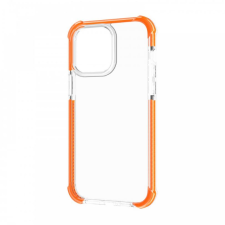 CELLECT iPhone 14 Pro ütésálló szilikon tok átlátszó-narancssárga (CEL-SCK-IPH1461P-O) tok és táska