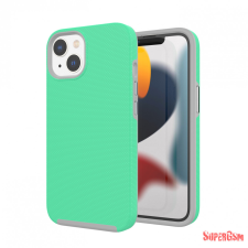 CELLECT iPhone 14 TPU+PC ütésálló tok,Türkiz tok és táska