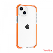 CELLECT iPhone 14 ütésálló szilikon hátlap, Narancs tok és táska