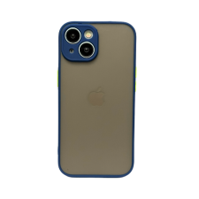 CELLECT iPhone 15 műanyag tok, kék, zöld tok és táska