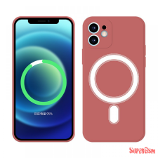 CELLECT iPhone 15 Pro Max mágneses szilikon tok, Piros tok és táska
