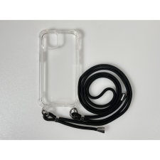 CELLECT iPhone 15 Pro Max TPU+PC Átlát.tok,Fekete zsinórral mobiltelefon kellék