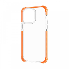CELLECT iPhone 15 Pro ütésálló szilikon tok átlátszó-narancssárga (CEL-SCK-IPH15PR-O) tok és táska