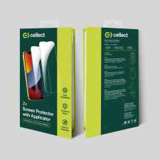 CELLECT iPhone 16 Plus applikátor 2 üvegfóliával (LCD-IPH16PLUS-APP) mobiltelefon kellék