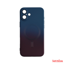 CELLECT iPhone 16 Plus mágneses design tok, Sötétkék-Pink tok és táska