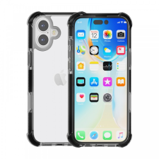 CELLECT iPhone 16 Plus ütésálló szilikon hátlap, Fekete tok és táska