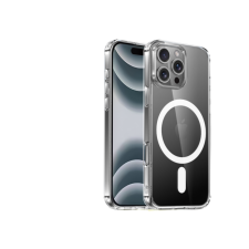 CELLECT iPhone 16 Pro mágneses szilikon tok, Átlátsz. (CEL-MAG-IPH16PR-TP) tok és táska