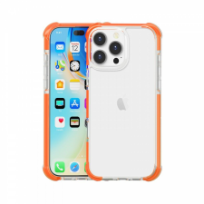 CELLECT iPhone 16 Pro Max ütésálló szilikon hátlap, Narancs tok és táska