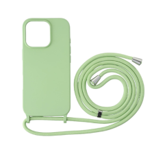 CELLECT iPhone 16 Pro TPU+PC fesztiváltok, nyári liget azonos színű nyak tok és táska