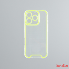 CELLECT iPhone 16 Pro vékony TPU szilikon hátlap, NeonZöld tok és táska