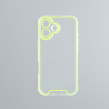 CELLECT iPhone 16 vékony TPU szilikon hátlap, NeonZöld tok és táska