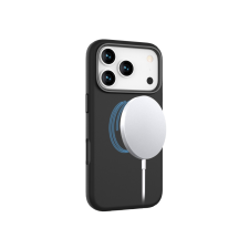 CELLECT Mágneses puha szilikon tok, iPhone 17 Pro, Fekete tok és táska