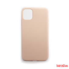 CELLECT Premium szilikon tok, iPhone 12 Mini, Cream tok és táska