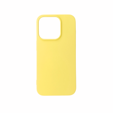 CELLECT Premium szilikon tok, iPhone 15, Citroms. tok és táska