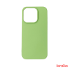 CELLECT Premium szilikon tok, iPhone 15 Pro, Zöld