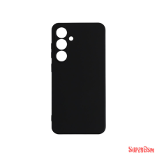 CELLECT Premium szilikon tok, Samsung S24 FE, Fekete tok és táska