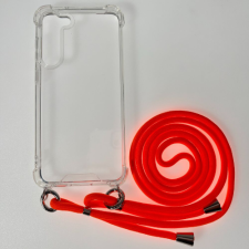 CELLECT Sam A55 5G TPU+PC Átlát.tok,Narancssár. zsinórral tok és táska