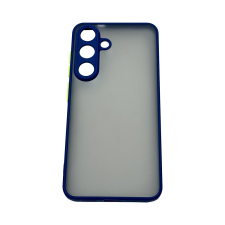 CELLECT Samsung S25 műanyag tok, kék,zöld (CEL-MATT-S25-BLG) tok és táska