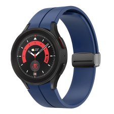 CELLECT Samsung Watch 4/5 Szilikon Szíj 20mm - Sötétkék okosóra kellék