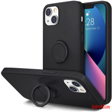 CELLECT tok gyűrűvel, iPhone 12 Pro Max, Fekete tok és táska
