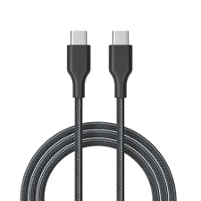 CELLECT USB-C szövet kábel 1m fekete (MDCU-TYPEC-60W-BK) kábel és adapter