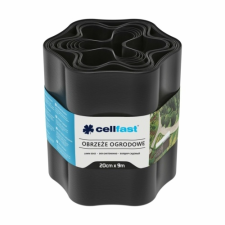 CELLFAST Ágyásszegély, fekete 20cm x 9m kerti dekoráció