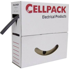 CellPack 127073 Zsugorcső ragasztó nélkül Fekete 12.70 mm Zsugorodási arány:2:1 8 m (127073) villanyszerelés