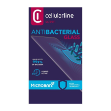 CELLULARLINE ANTIBIOM képernyővédő üveg (antibakteriális, ultravékony, 9H) FEKETE [Apple iPhone 12 mini] (TEMPMICRIPH12) mobiltelefon kellék
