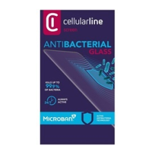 CELLULARLINE ANTIBIOM képernyővédő üveg (antibakteriális, ultravékony, 9H) FEKETE | TEMPMICRIPH12 mobiltelefon kellék