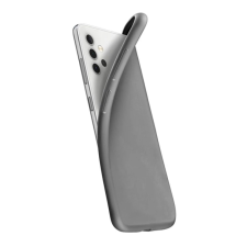 CELLULARLINE CHROMA szilikon telefonvédő (matt, mikrofiber plüss belső) FEKETE tok és táska
