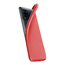 CELLULARLINE chroma szilikon telefonvédő (matt, mikrofiber plüss belső) piros chromagala42r tok és táska