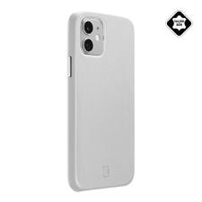 CELLULARLINE elite műanyag telefonvédő (mikrofiber belső, valódi bőr hátlap) fehér eliteciph12w tok és táska